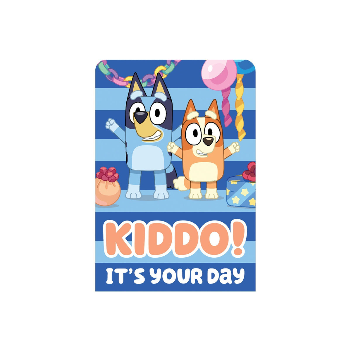 Henderson Greetings Bluey Kiddo Blue