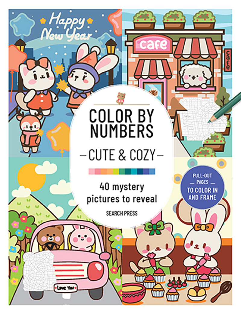 Color by Numbers Cute and Cosy