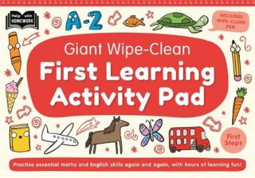 Giant Wipe-Clean First Learning Activity Pad (Paperback)