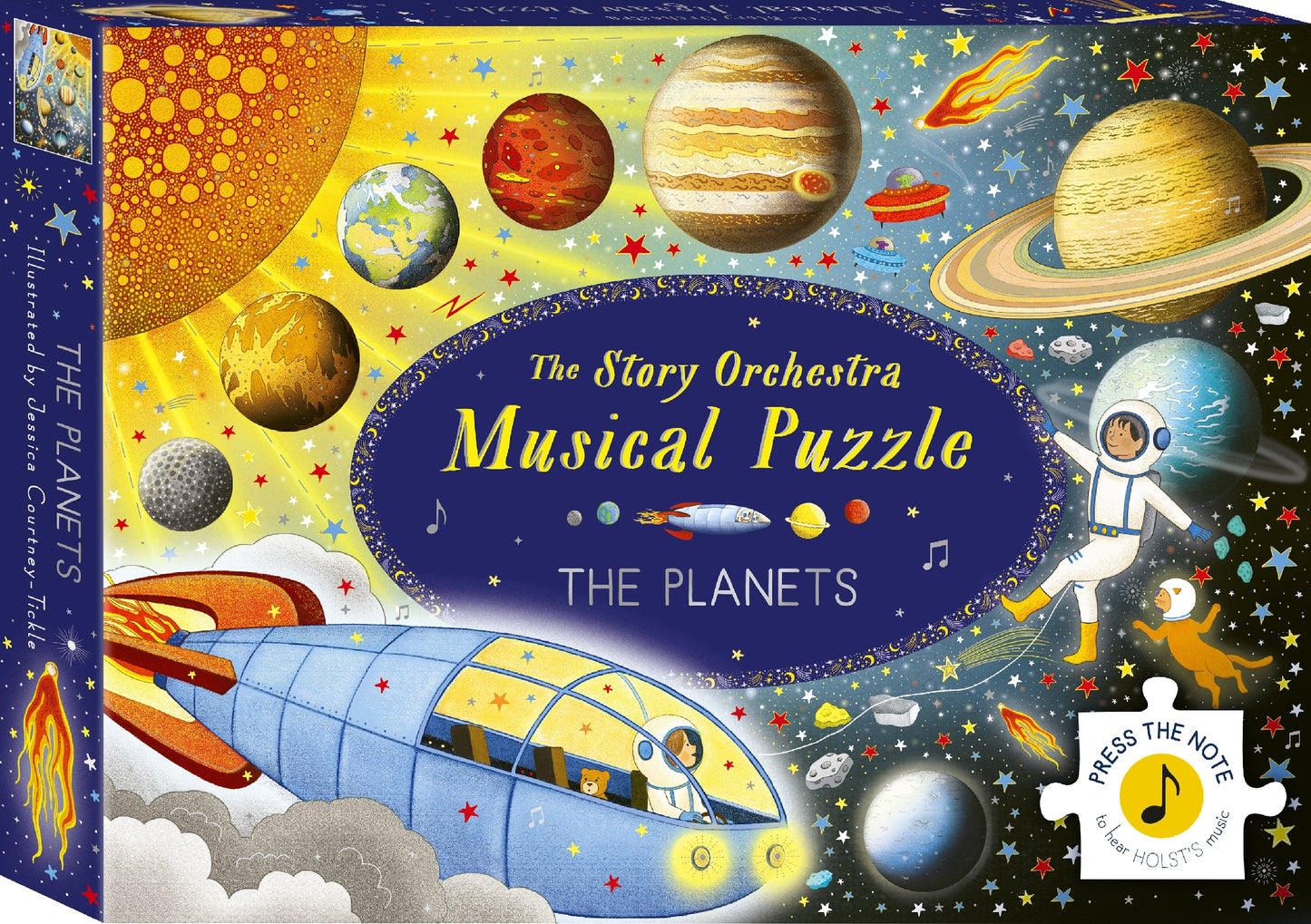 Story Orchestra: The Planets: Musical Puzzle: Press the note to hear Holst's music