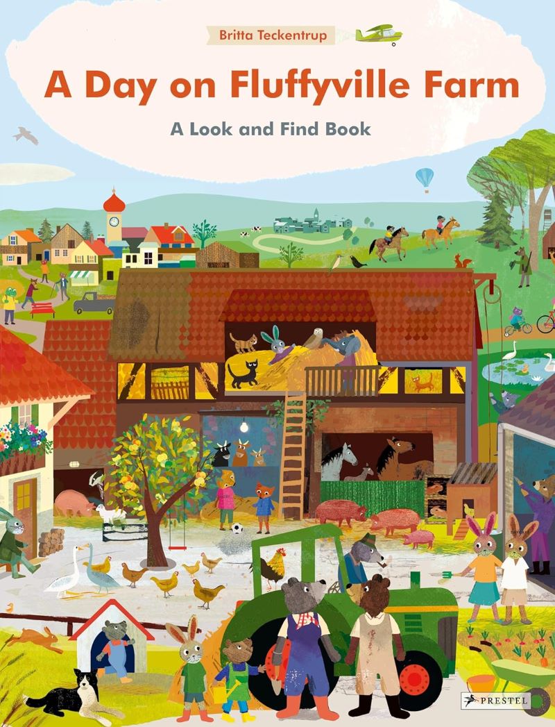 Day on Fluffyville Farm: A Look-and-Find-Book