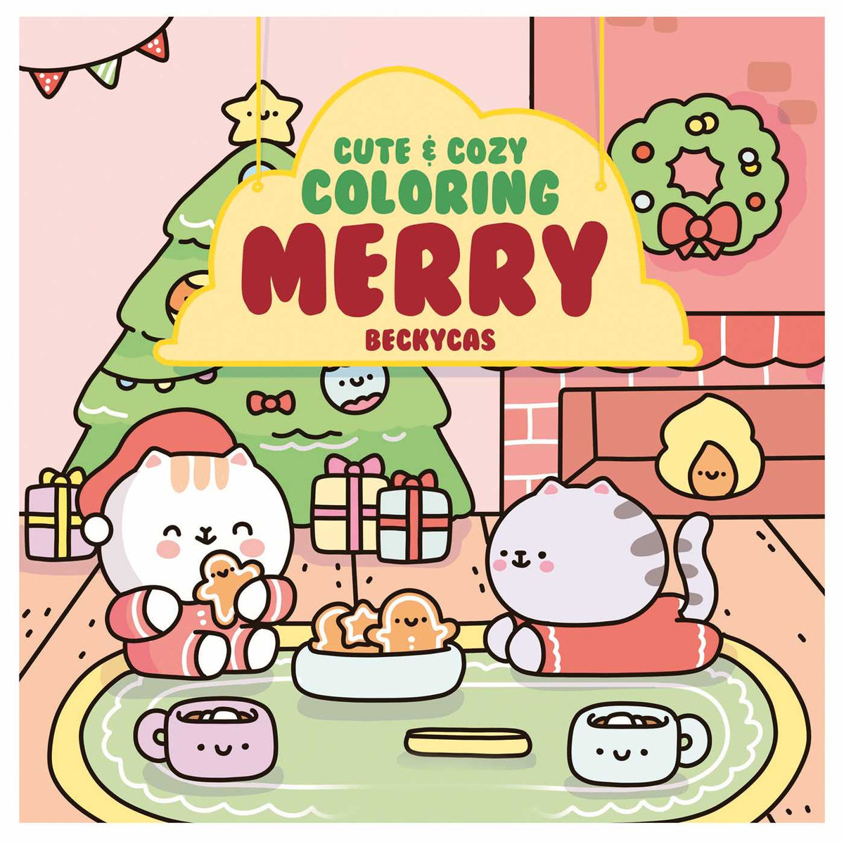 Cute & Cozy Coloring Merry Christmas