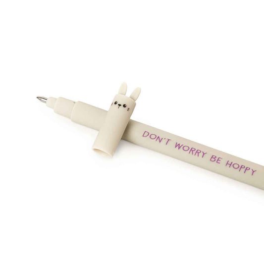 Legami Erasable Gel Pen Rollerball Office Writing Stationery Bunny Purple Ink