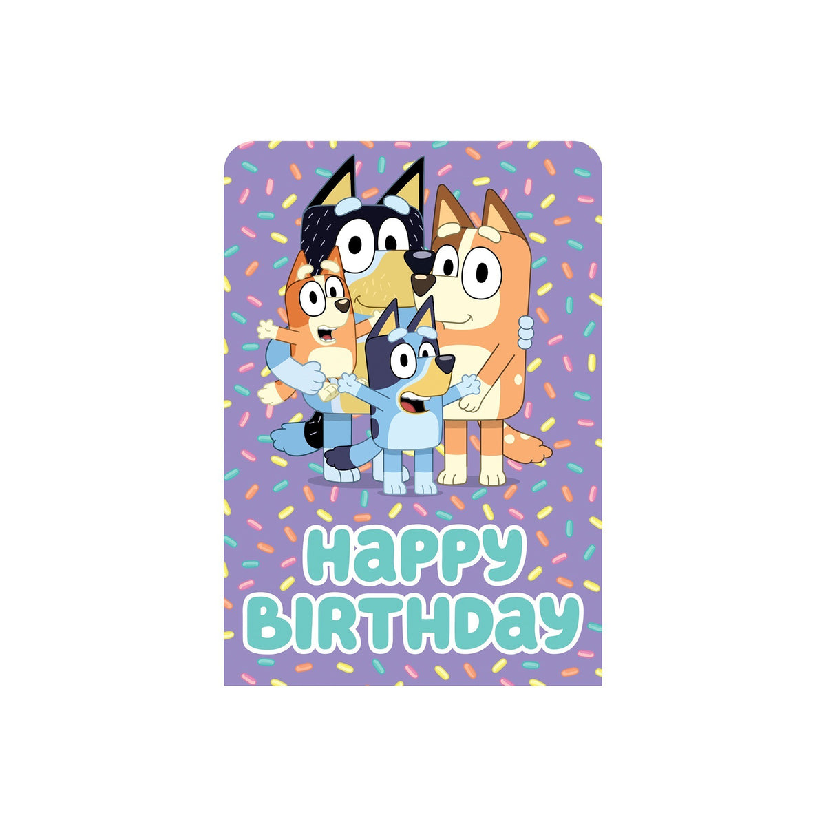 Henderson Greetings Bluey Kids General Bluey Family