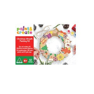 Paint and Create Christmas Wreath Kit