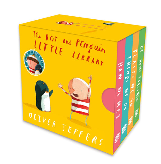 Boy and Penguin Little Library