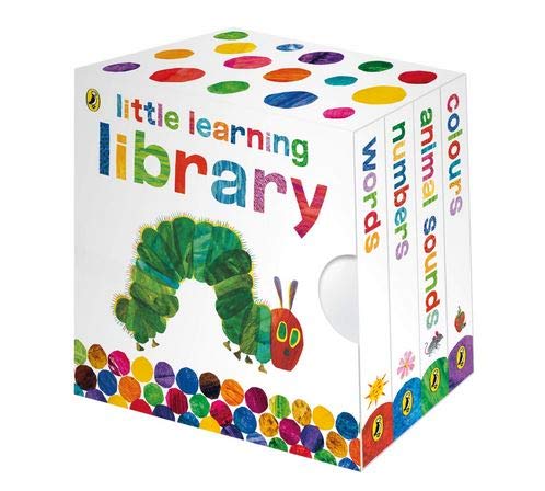 The Very Hungry Caterpillar: My First Library 4 Books Collection Box Set by Eric Carle - Ages 2+ - Board Book