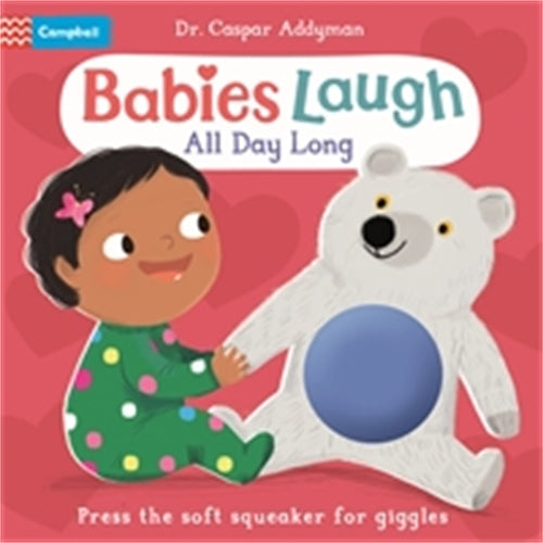 Babies Laugh All Day Long - With Big Squeaker Button to Press