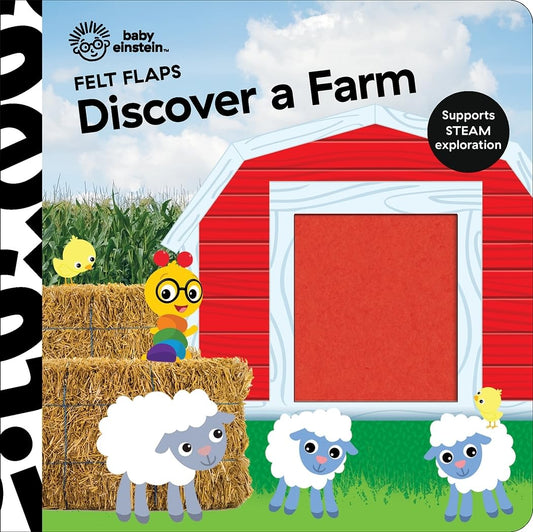 PHOENIX INTL: Baby Einstein: Discover a Farm Felt Flaps (Board Book)