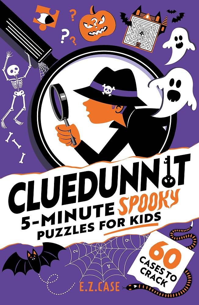 Cluedunnit: 5-Minute Spooky Puzzles for Kids