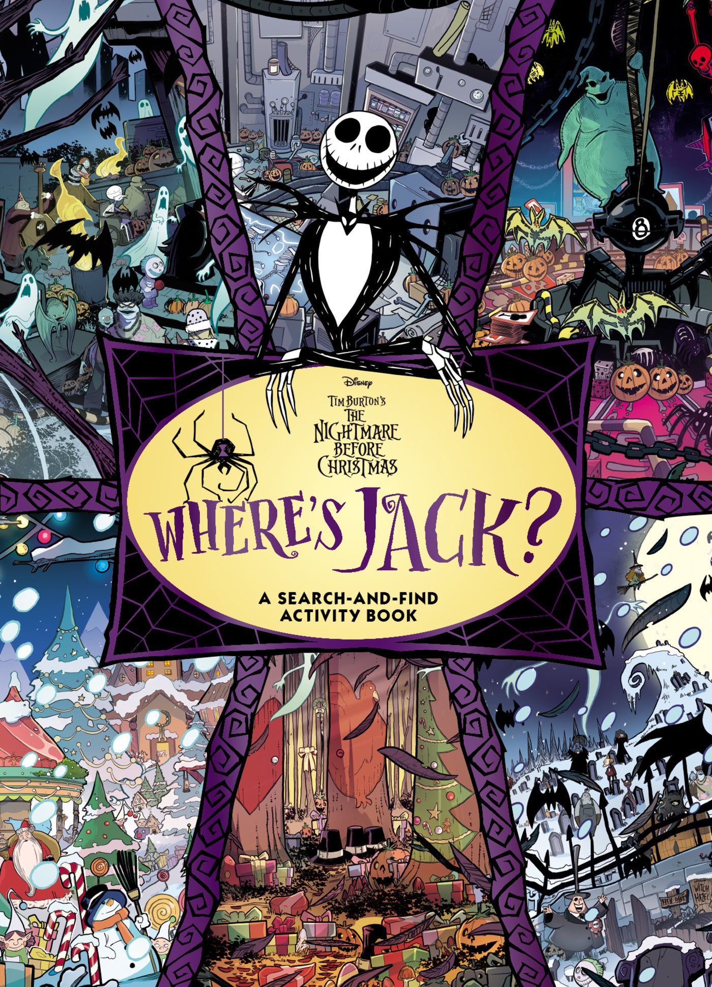 Where's Jack?: A Search-And-Find Activity Book(Disney Tim Burton's The Nightmare Before Christmas)