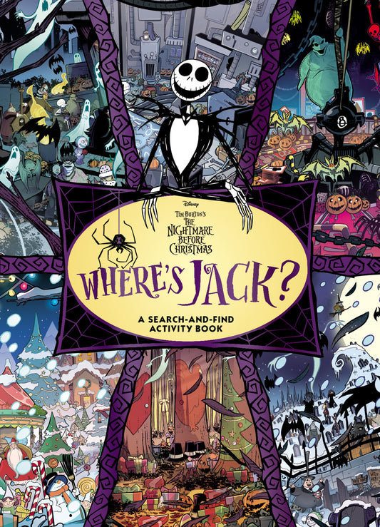 Where's Jack?: A Search-And-Find Activity Book(Disney Tim Burton's The Nightmare Before Christmas)
