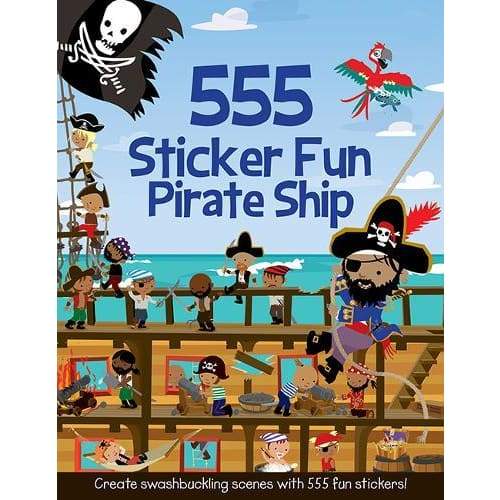 555 Sticker Fun - Pirate Ship Activity Book Susan Mayes (Paperback)