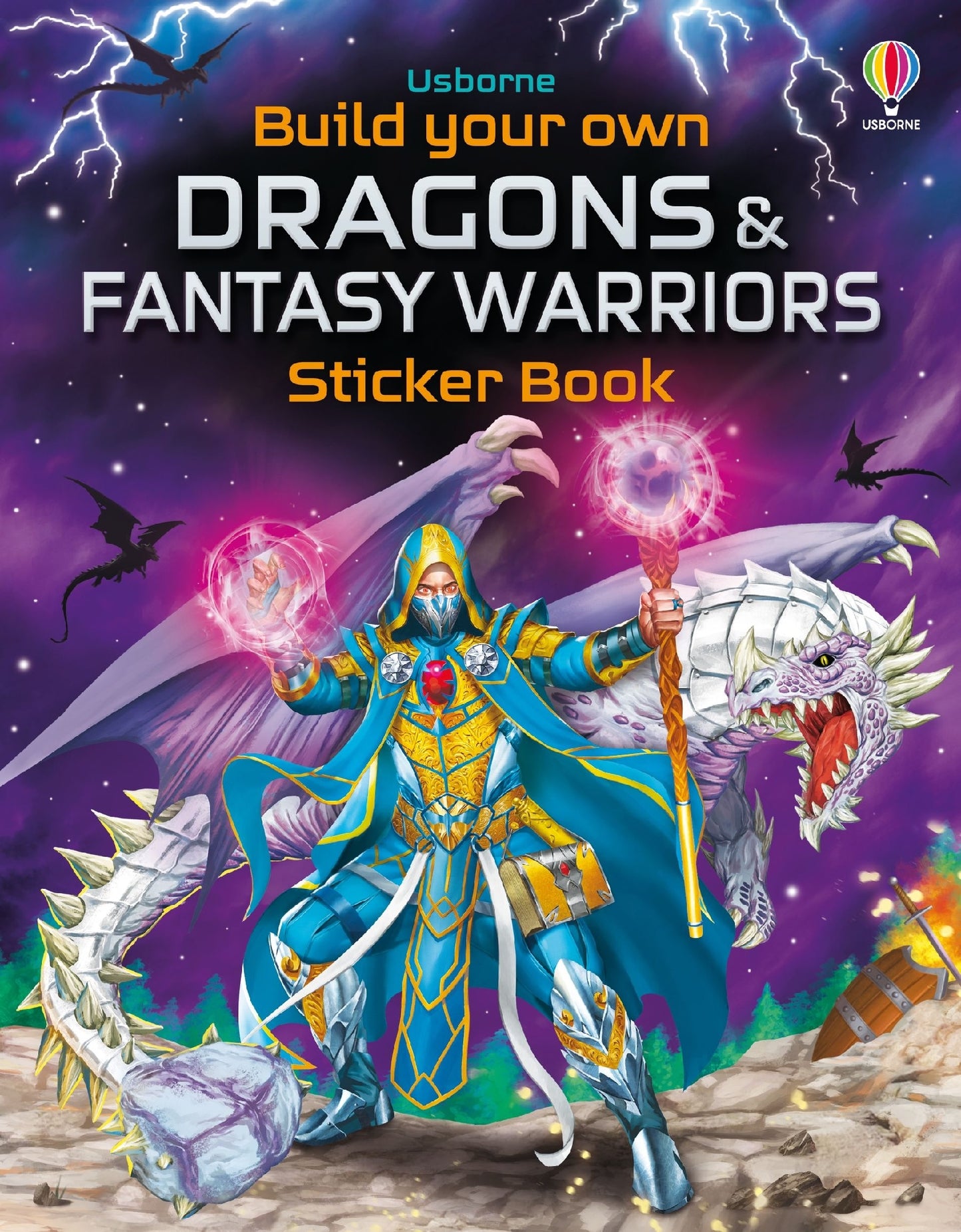 Dragons and Fantasy Warriors (Build Your Own Sticker Book)