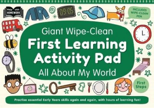 Giant Wipe-Clean First Learning Activity Pad All About My World