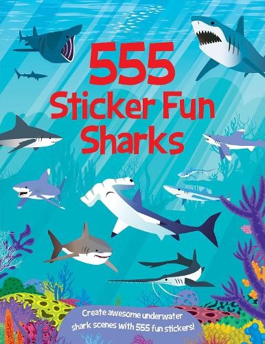 Susan Mayes 555 Sticker Fun Sharks (Paperback)