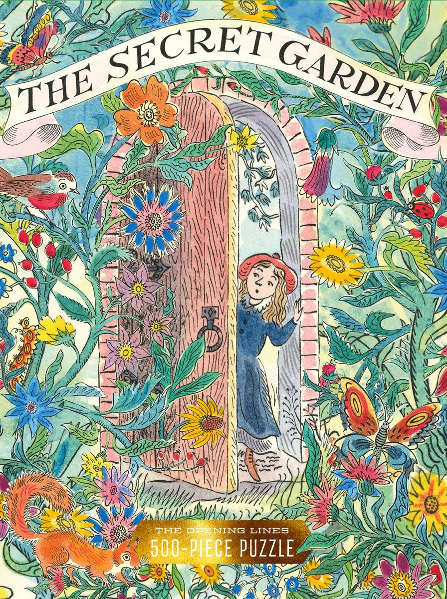 The Secret Garden: The Opening Lines: A 500-Piece Jigsaw Puzzle for Adults Premium Quality Beautiful Design Gift for Book Lovers