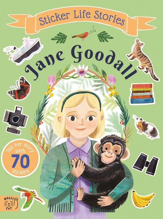 Jane Goodall: Sticker Life Stories
